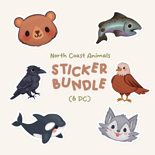 North Coast Animal Sticker Bundle