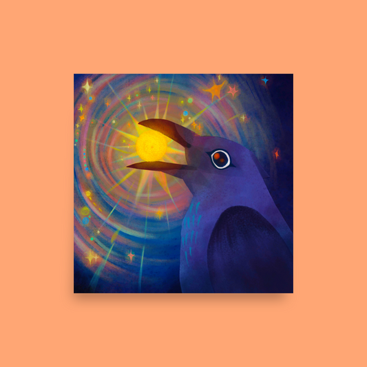 Raven Steals The Light Matte Poster Print