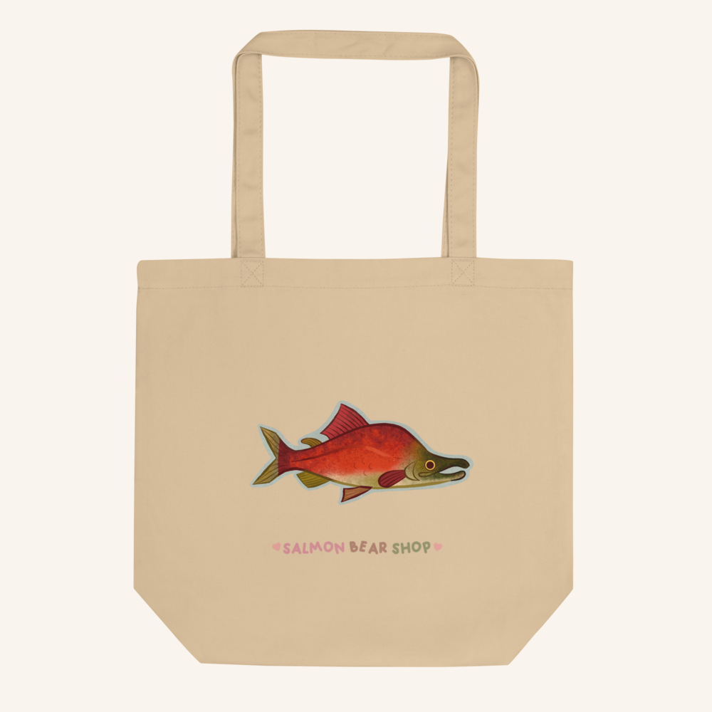 Sockeye Salmon Eco Tote Bag