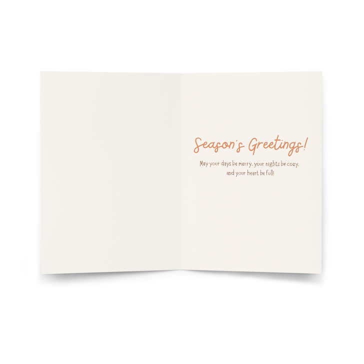 Seasons Greetings Gingerbread Friends Card