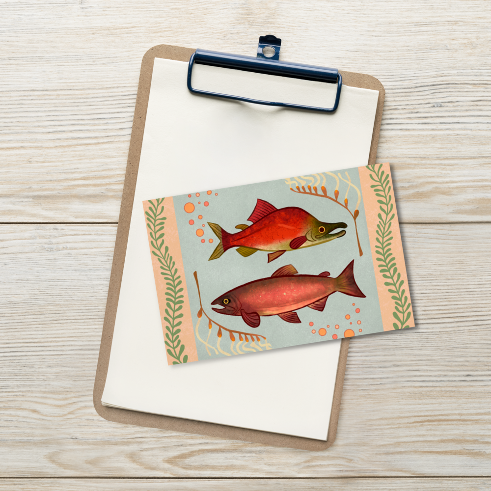 K̓uta̱la / Salmon Postcard