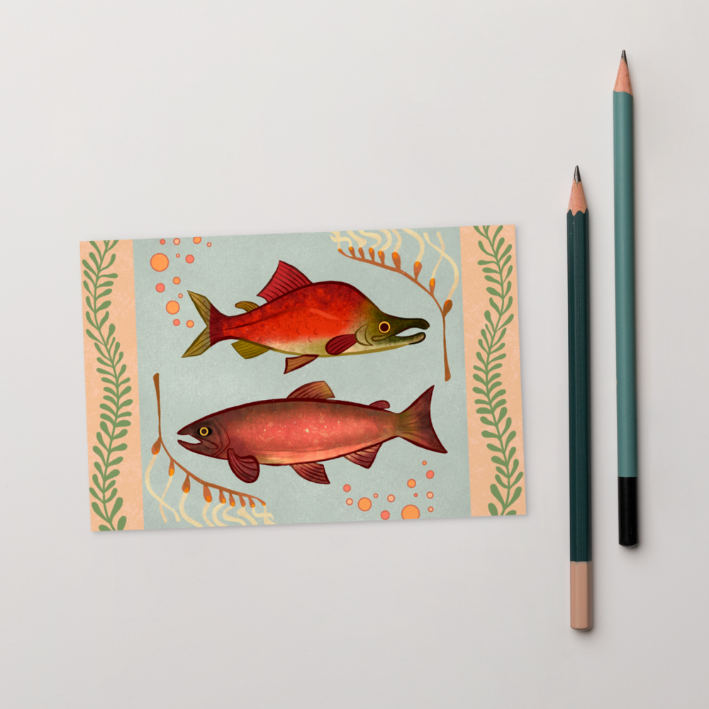 K̓uta̱la / Salmon Postcard