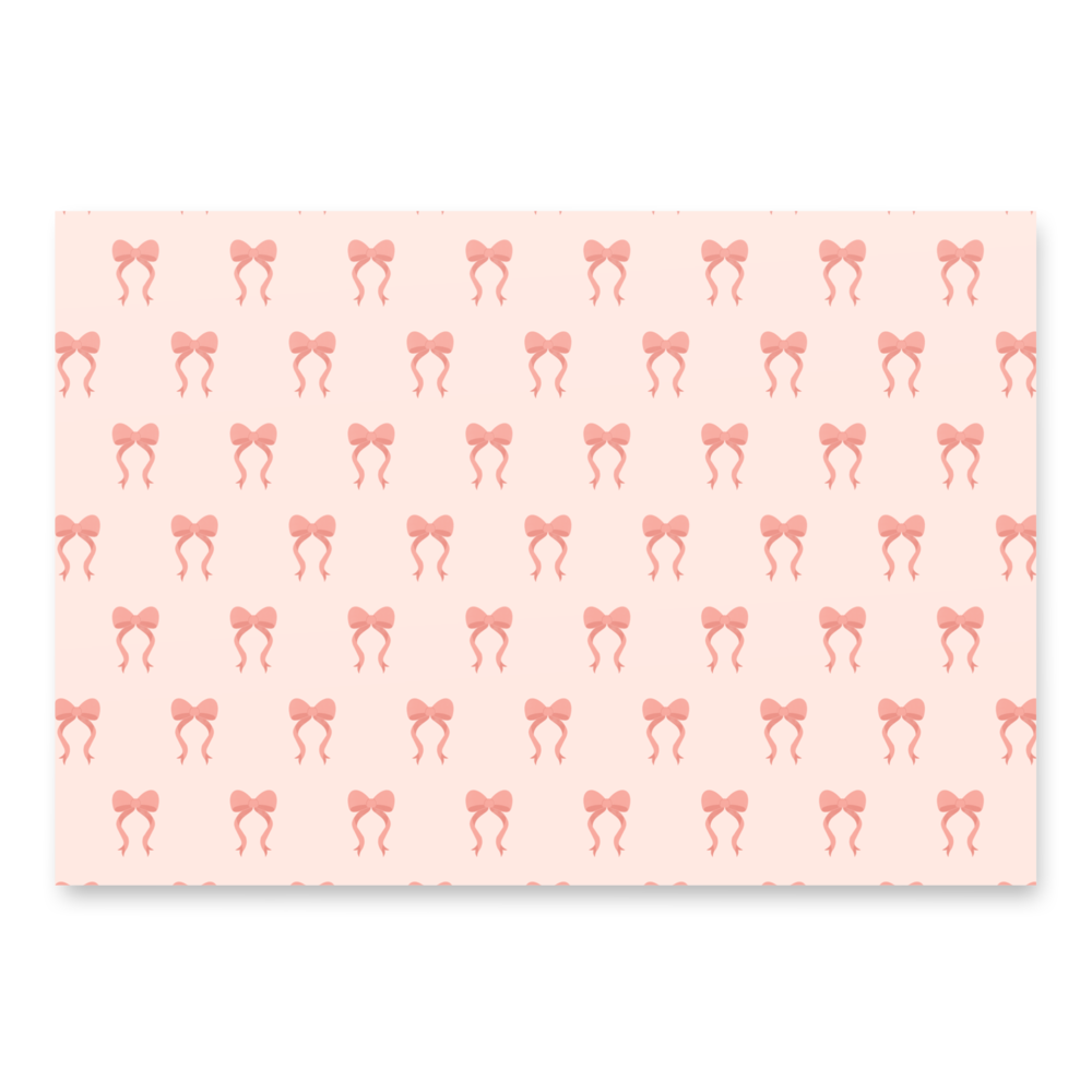 Fawn & Bows Wrapping Paper Sheets (Set of 3)